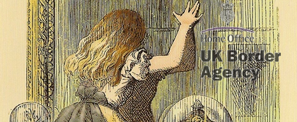 Alice through the UKBA looking glass